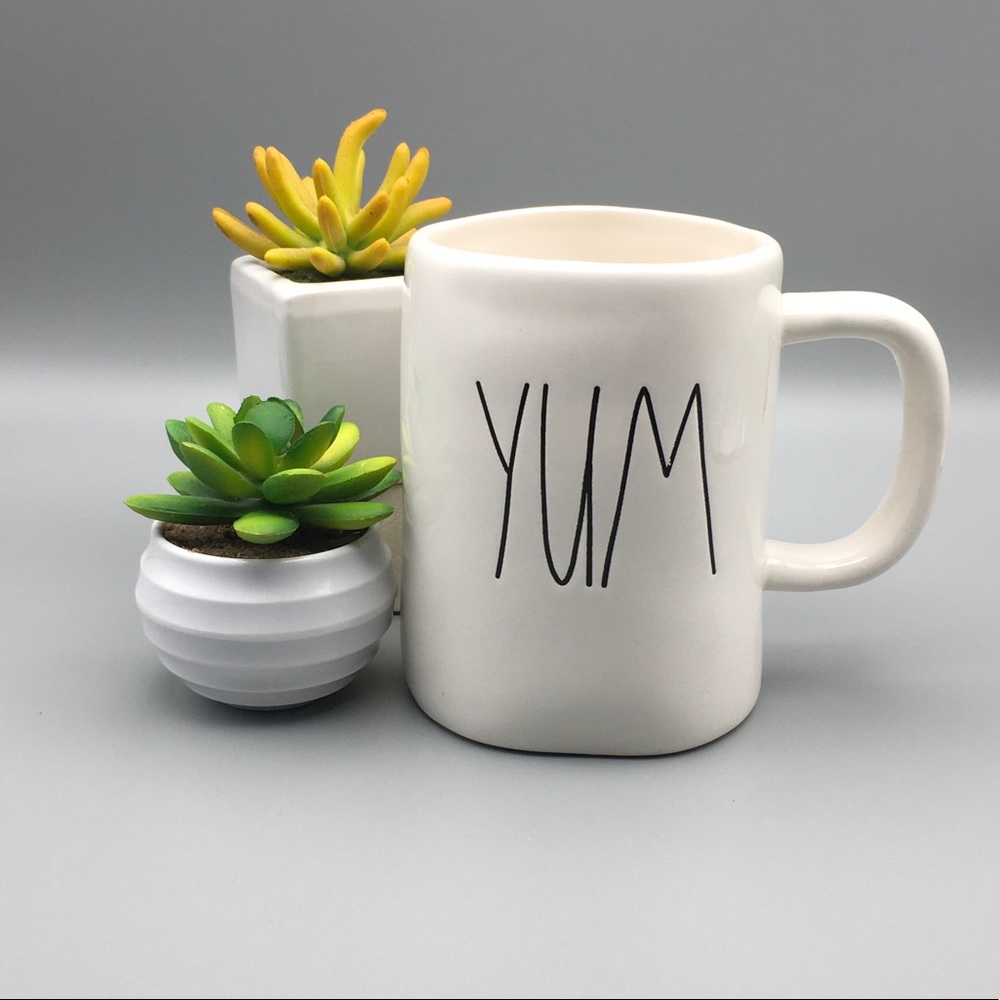 Large Rae Dunn “Yum” mug. Pre 2018